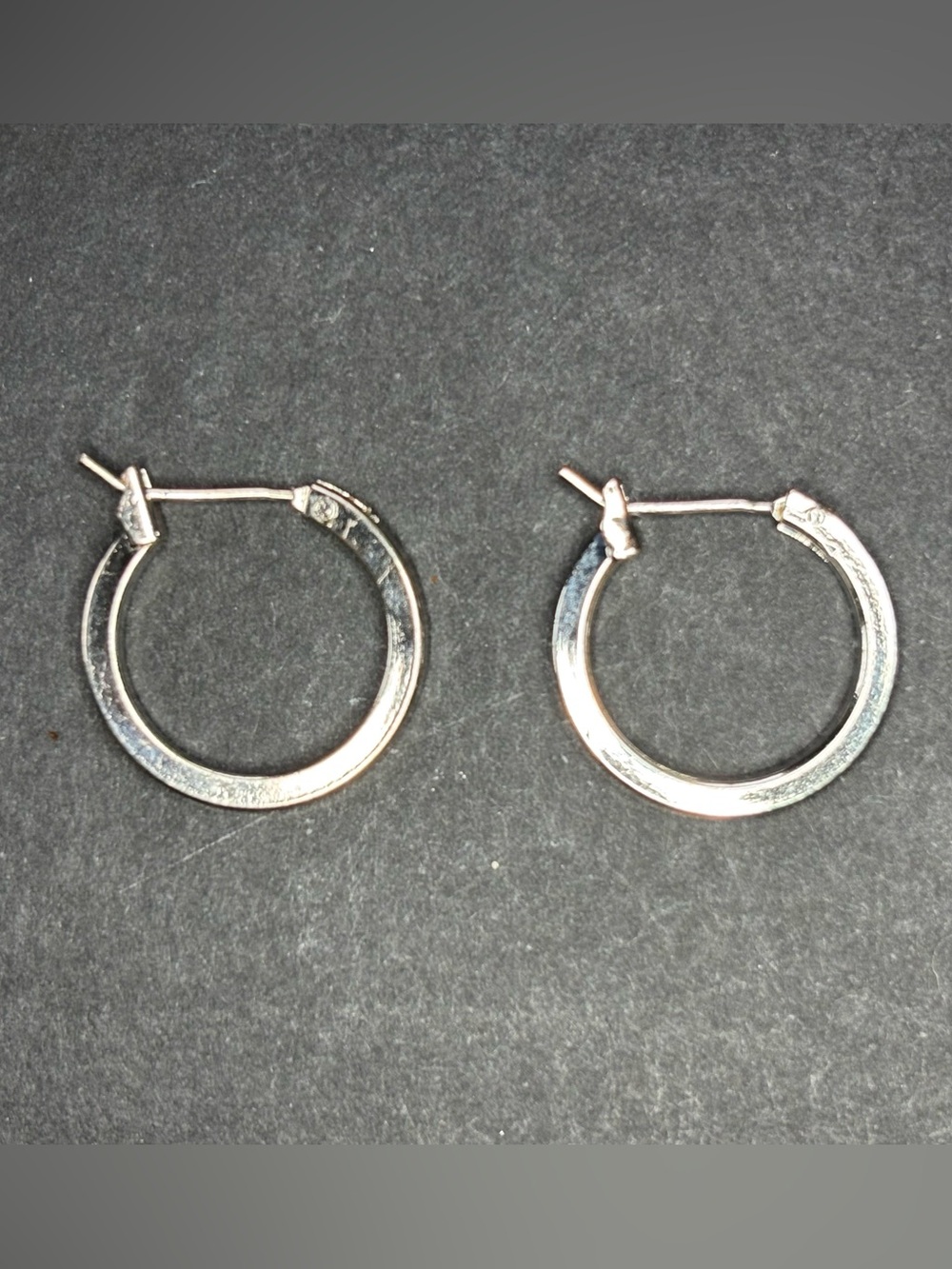 Classic Silver Tone Hoop Earrings - Women Jewelry